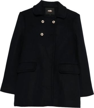 Maje Jas met dubbele rij knopen - Blauw