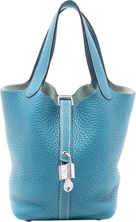 Herm&egrave;s Pre-owned Hermes Clemence Picotin Lock 18 Ladies NPACIO985GU20JDQ