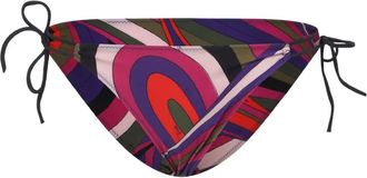 Pucci Slip bikini con stampa astratta - Rosso