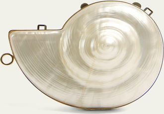 SIMKHAI Marion Acrylic Shell Clutch Bag