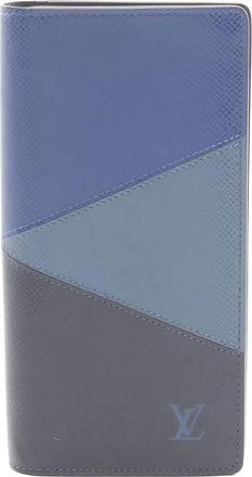 Louis Vuitton Portafoglio Portefeuille Brother NM Taiga V 2020 - Blu