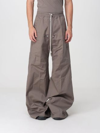 Rick Owens Bela Wide-Leg Cotton Trousers with Drawstring Waist