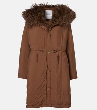 Yves Salomon Piumino Doudoune con shearling