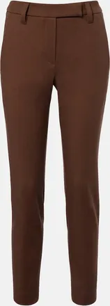 Brunello Cucinelli Cotton-blend slim pants