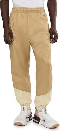 Nike Windrunner Woven Lined Pants Mens Workout Parachute Beige/Light Khaki/White : SM, Polyester