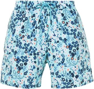 Hackett floral-print swim shorts - men - Recycled Polyester/Recycled Polyester - S - Blue