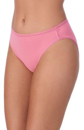 OnGossamer Cabana High Cotton Briefs in Plumeria at Nordstrom, Size Medium