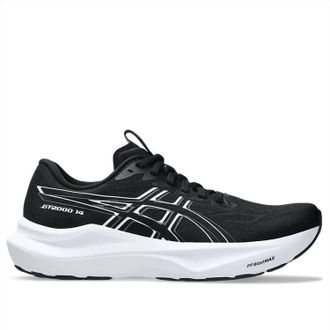 Asics Womens Gt-2000 14 Running Shoes - Wide In Black White