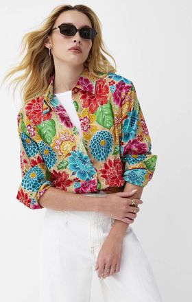 Icone Womens Luxurious bloom loose shirt