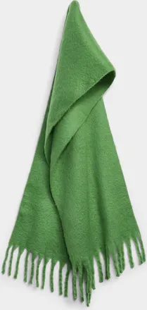 Only Womens Fringed fluffy scarf