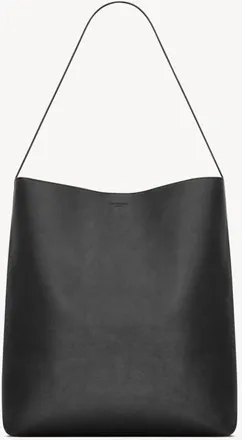 Saint Laurent Bold Large Leather Hobo Bag