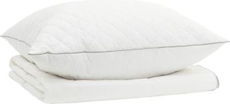 vidaXL Juego De Edred&oacute;n 90% Plum&oacute;n De Ganso Fulda 2 Uds. 135 X 200 Cm Vidaxl