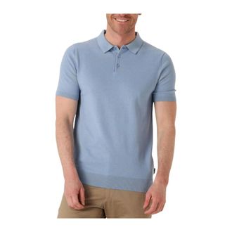Saint Steve Saint Steve, Tops, Heren, Blauw, 2Xl, Katoen, Blauwe Chris Polo Shirt Veelzijdige Stijl