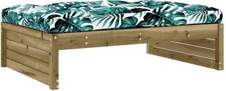 vidaXL Taburete De Jard&iacute;n Madera De Pino Impregnada 120x80 Cm Vidaxl