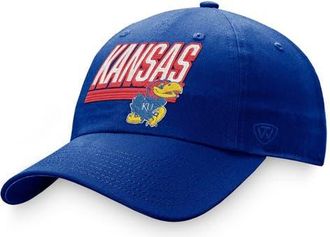 Top of the World Mens Top of the World Royal Kansas Jayhawks Slice Adjustable Hat in Green at Nordstrom