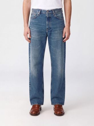 Sunflower Jeans a gamba larga in denim di cotone biologico a vita media