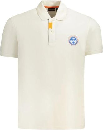 Napapijri Witte Heren Polo Shirt Eigentijdse Stijl - Heren - Polos - Wit - S - Tops
