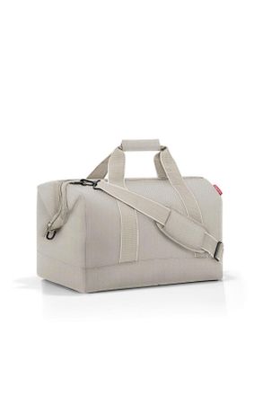 Reisenthel Reisetasche, Beige, Kunststoff, 48x39.5x29 cm, gepolsterter Boden, Innensteckf&auml;cher, Tragehenkel, verstellbarer Schultergurt, gepolsterter Schultergur