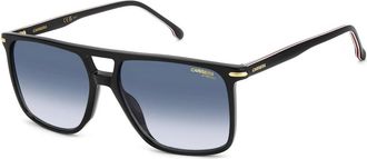 Carrera Zwart/Blauw Gepolariseerde Zonnebril - Heren - Zonnebrillen - Zwart - 59 MM - Accessoires