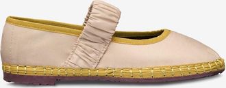 Flabelus Ballerinas mit runder Spitze aus Leinen Isma&euml;l