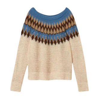 Twinset Myfo Mohair Jacquard Jumper - Knitwear - Mujer - Multicolor - M