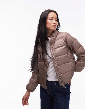 Levi's Polly - Piumino ripiegabile color tortora-Marrone