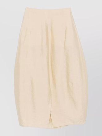 Toteme high waist silk parachute pocket skirt