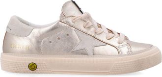 Golden Goose May Laminated - Dames - Sneakers - Grijs - 36 EU - Leer - Schoenen