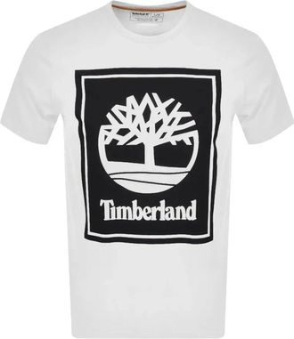 Timberland Hombre, Camisetas, Blanco, Talla: L