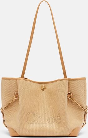 Chlo&eacute; Chlo&eacute; Bolso Chlo&eacute; Clover Medium de efecto rafia