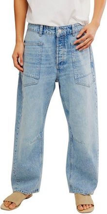 Free People We The Free Minimalist Moxie Barrel Jeans in County Fair at Nordstrom, Size 30