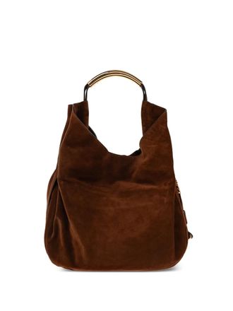 Moschino suede tote bag - women - Suede - OS - Brown