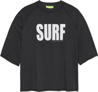 New Amsterdam Surf Association T-shirt met ronde hals - Heren - Tops - Zwart - Maat: M Katoen