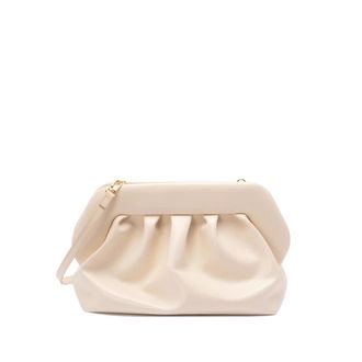Themoir&egrave; Clutches, female, Beige, Size: ONE SIZE Medium Bios Gathered Clutch Bag