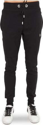 Philipp Plein Zwarte joggingbroek - Heren - Sweatpants - Zwart - S - Katoen - Broeken