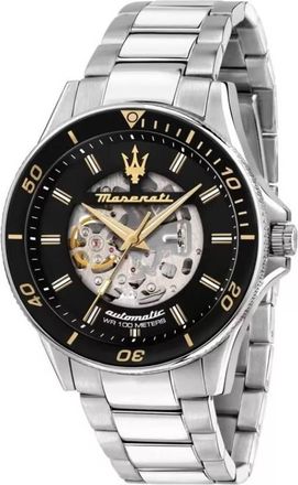Maserati Sfida Automatic Skeleton Dial Mens Watch R8823140008-T