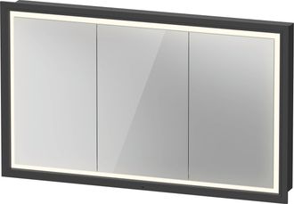 Duravit Duravit L-cube Armoire De Toilette Avec &Eacute;clairage Led, Graphite