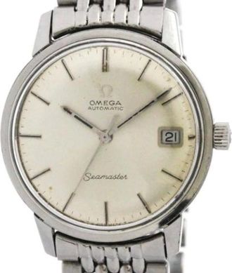 Omega Pre-owned Watches, male, Gray, Size: ONE SIZE Pre-owned Seamaster 166.037 Wristwatch