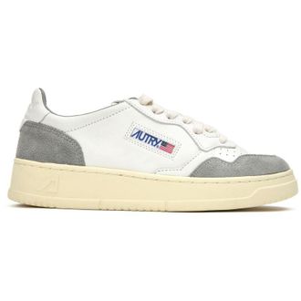 Autry Womens Medalist Low Trainers - White Leather - Size UK 7