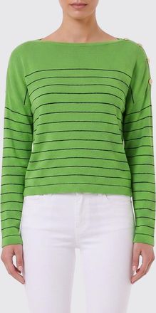 Elisabetta Franchi Maglia in misto cotone a righe