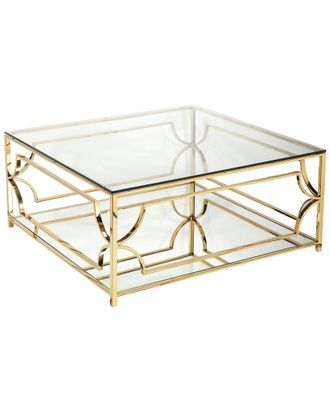 Pangea Home Z-Edward Square Side Table