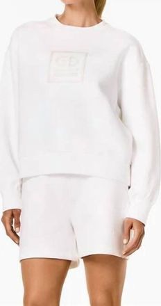 Goldbergh Relax Long Sleeve Sweater In White