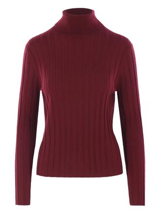 Allude Geribbelde coltrui - Rood