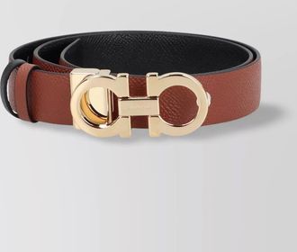 Ferragamo reversible leather belt gancini