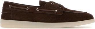 Prada Brown Suede Loafers
