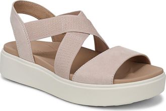Dr. Scholls Madicldease Slingback Platform Wedge Sandal in Blush at Nordstrom, Size 8.5