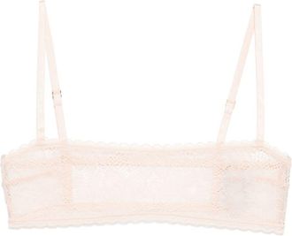 Kiki De Montparnasse Top a fascia Dahlia in pizzo - Rosa