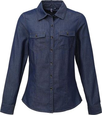 Premier Dames/Dames Stitch Shirt (Indigo Denim)