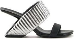 United Nude Loop Hi Puffier Sandals in Silver Puffier at Nordstrom, Size 36