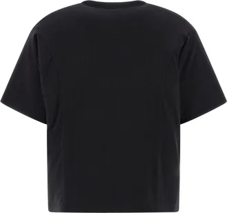 Yohji Yamamoto Padded Lyocell Blend T-Shirt - Black